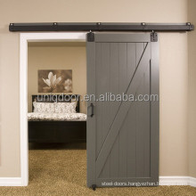 Gray Color Modern Z Brace Bedroom MDF Sliding Barn Doors